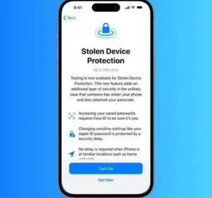 红河苹果授权维修店分享被盗设备保护功能开启方法 
