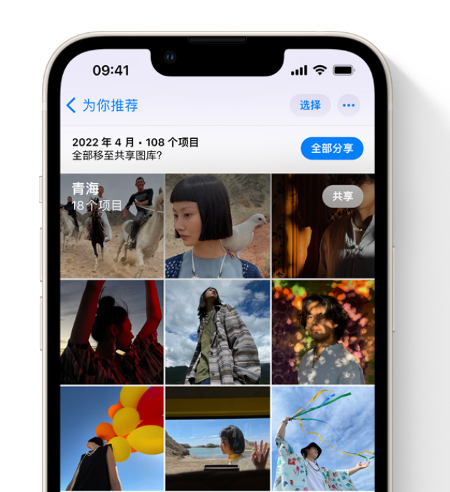 红河苹果维修网点分享在 iPhone 上使用共享图库 