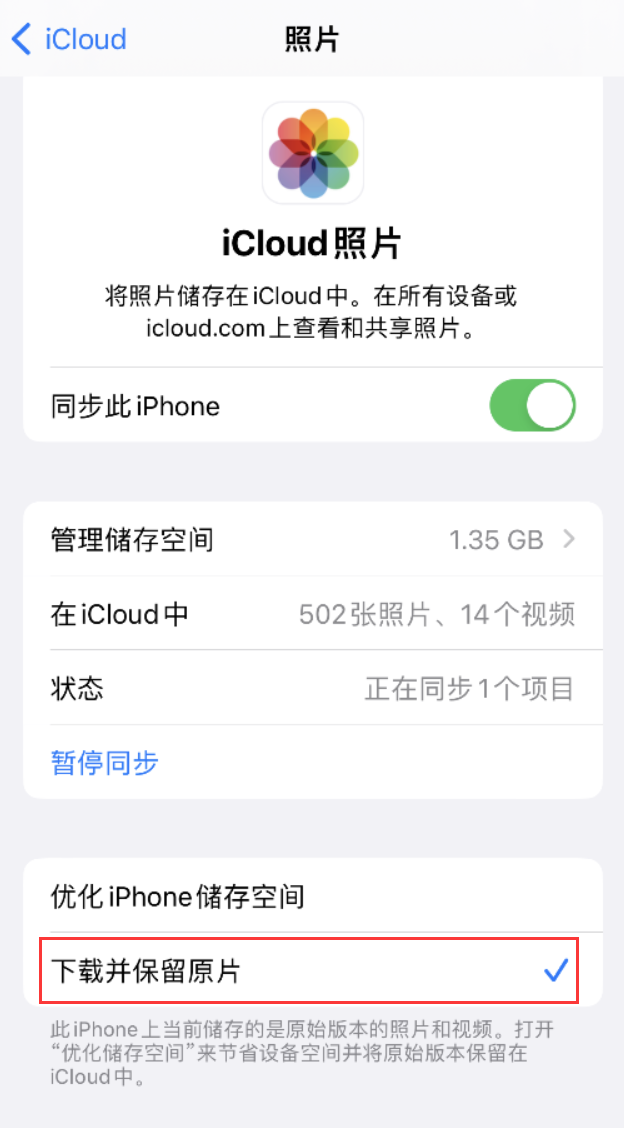 红河苹果手机维修分享iPhone 无法加载高质量照片怎么办 