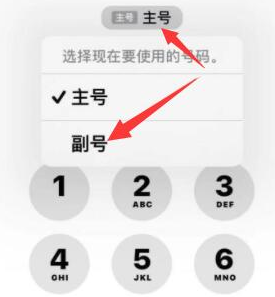 红河苹果14维修店分享iPhone 14 Pro Max使用副卡打电话的方法 